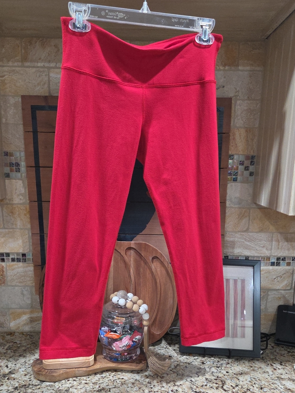 Lululemon Red Women's Capri Yoga Legging